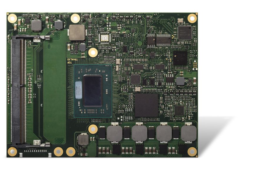 Módulo congatec COM Express con procesadores AMD Ryzen™ Embedded R1000
